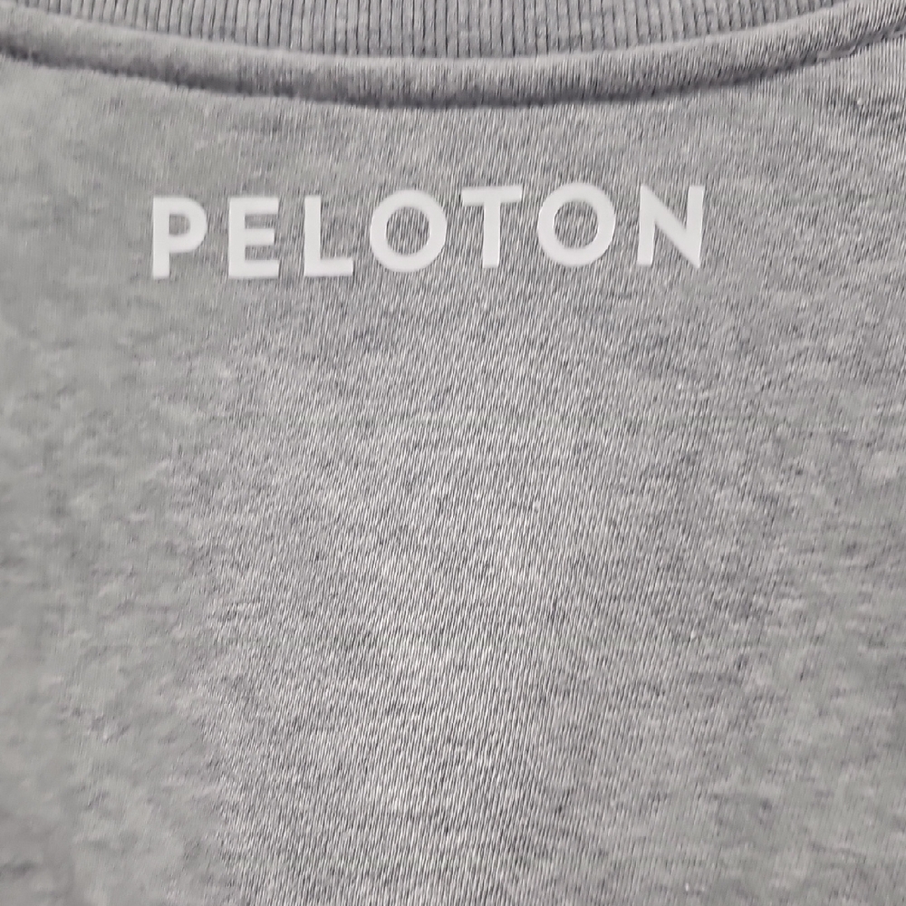 Peloton Gray And Pink Colorblock Sweatshirt - image 6